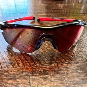 Oakley M2 frame black/red Iridium $90
